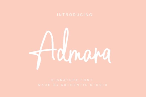Admara: The Handwritten Font That Elevates Your Brand