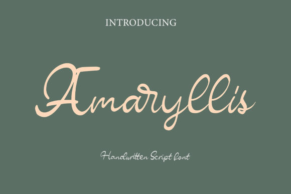 Amaryllis: The Font That Elevates Your Campaigns