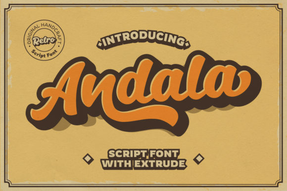 Andala: A Handwritten Font for Editorial Design