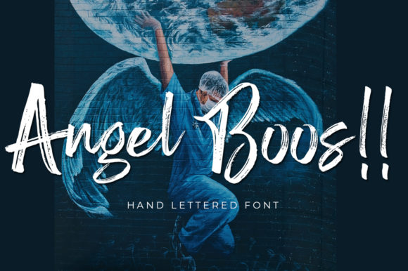 Angel Boos: A Quirky Script Font for Campaign Creativity