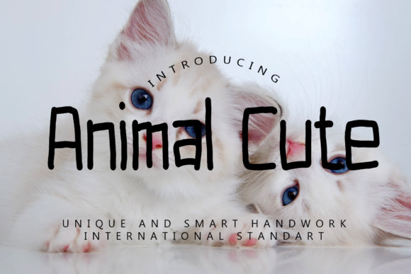 Animal Cute: A Handwritten Font for Editorial Design