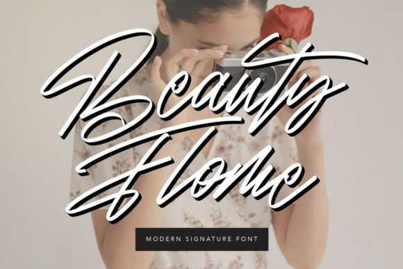 Beauty Flome: A Script Font for Campaign Creativity