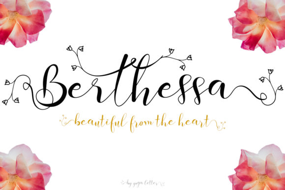 Berthessa: The Script Font That Elevates Your Digital Brand