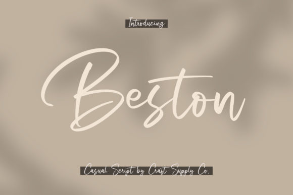 Beston: A Script Font That Elevates Digital Branding