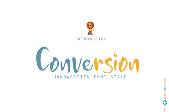 Conversion: A Handwritten Font for Crafters and Designers
