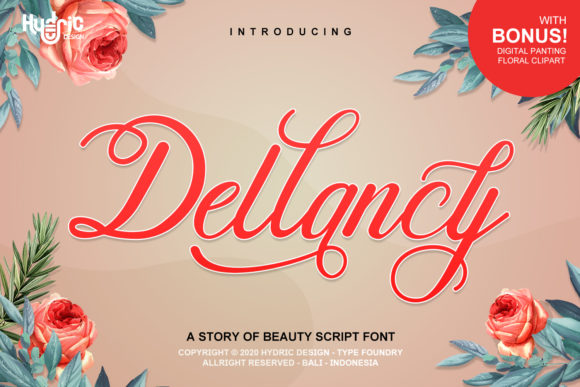 Dellancy: A Handwritten Font for Web Design