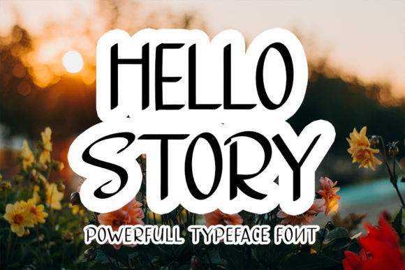 Hello Story: A Versatile Handwritten Font for Creative Branding