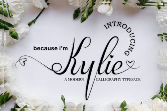 Kylie: A Script Font for Editorial Elegance