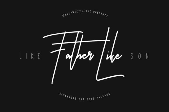 Like Father Like Son: A Font for Digital Design