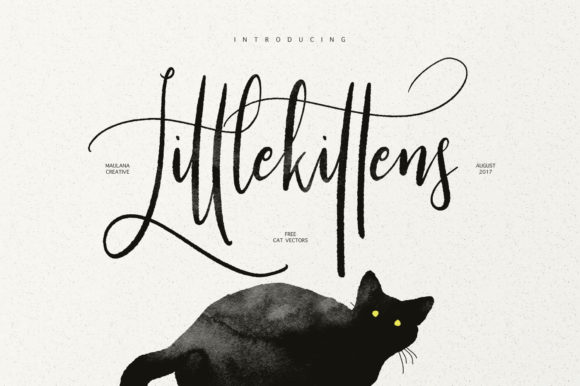 Little Kittens: A Delicate Script Font for Handmade Creators