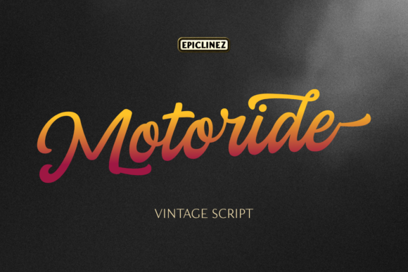 Motoride: The Timeless Font for Small Business Branding