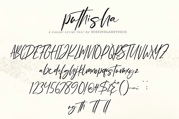 Puthisha: A Handwritten Font for Digital Design