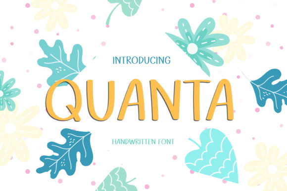 Quanta: A Handwritten Font for Editorial Expression
