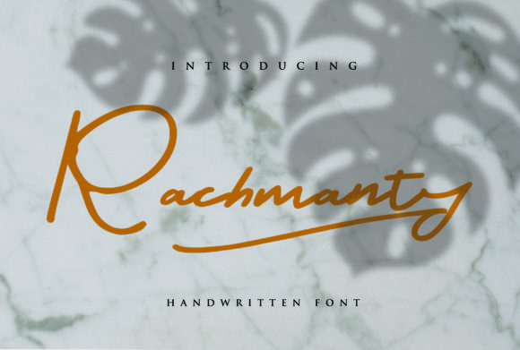Rachmanty: The Perfect Handwritten Font for Crafters and Designers