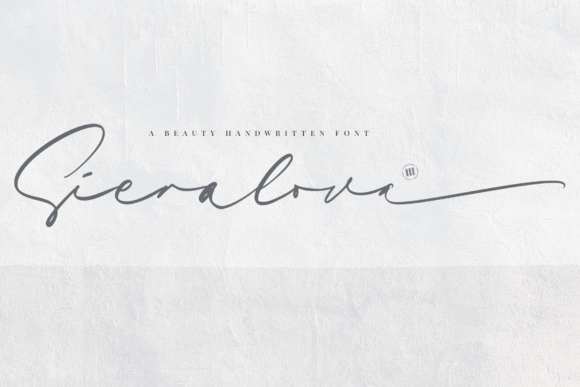 Sieralova: A Timeless Script Font for Campaigns