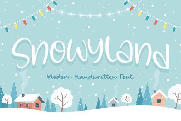 Snowyland: A Font That Breathes Whimsy Into Editorial Design
