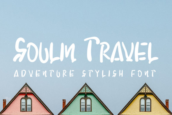 Soulin Travel: A Whimsical Handwritten Font for Crafters and Designers