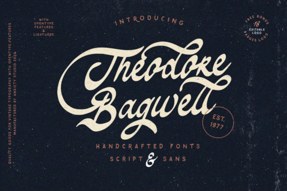 Theodore Bagwell: A Versatile Script Font for Campaign Design
